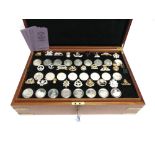 A BIRMINGHAM MINT 'GREAT BRITISH REGIMENTS' PART SET OF TWENTY-FIVE STERLING SILVER MEDALS with