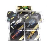 EIGHT 1/24 SCALE RACING CARS comprising an Onyx No.5018, Benetton Ford B194 (M. Schumacher); Onyx