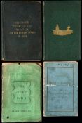 A collection of twelve 19th century cricket books, William Bolland's Cricket Notes,