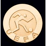UEFA Super Cup winner's medal season 1977, continental yellow metal, inscribed UEFA,