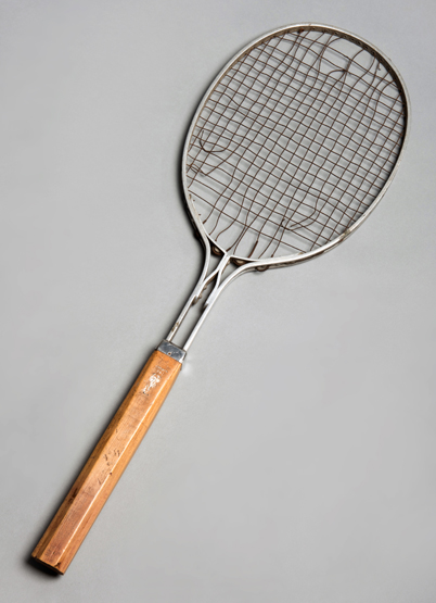 A Birmal patent aluminium lawn tennis racquet circa late 1920s, patent number 219535,