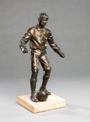 Bronze figure of a footballer traditionally said to be C.B.