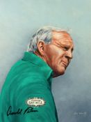 Bill Waugh (contemporary) ARNOLD PALMER AT BAY HILL 20th ANNIVERSARY signed by the artist and by