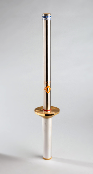 Sarajevo 1984 Winter Olympic Games bearer's torch, manufactured by Nippon K.