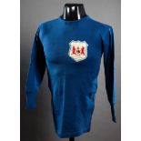 The blue Bristol City shirt worn by Bob Hardy in the F.A.