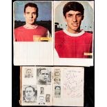 Football autograph album compiled 1948 to 1950,