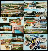 Six postcards issued for the Rome 1960 Olympic Games,