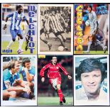 Large collection of football autographs,