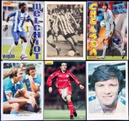 Large collection of football autographs,