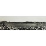 A trio of ex-MCC Collection framed b&w cricket photographs,