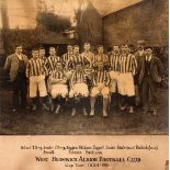 An official photograph of the West Bromwich Albion Cup Team 1894-95, 10 by 12in.