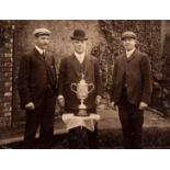 A fine period photograph of Everton Football Club's Edward Bainbridge (club director),