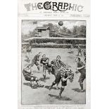 'The Graphic' newspaper dated Saturday 27th April 1895 with a pictorial cover featuring the 1895 F.