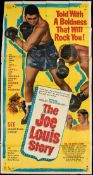 Very large movie poster "The Joe Louis Story", published by United Artists Corporation, 1953,