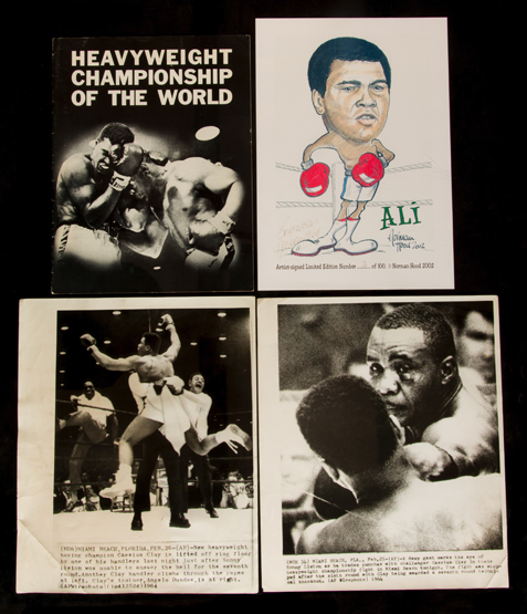 Programme for the Muhammad Ali v Sonny Liston II Heavyweight Championship of the World fight in