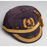 George Brown blue Scotland v Wales & England international cap 1935-36, inscribed S v W, S v E,