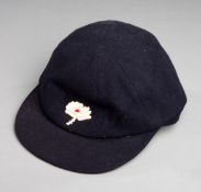 Arthur Booth Yorkshire County Cricket Club cap awarded in 1946, blue with white rose,