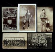 An album of 161 football postcards,