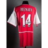Thierry Henry signed Arsenal No.