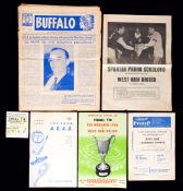 West Ham United away programmes from the victorious 1964-65 European Cup Winners' Cup campaign,