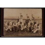 An early photograph of the Sunderland football team circa 1886-87, cabinet card, 4 by 6in.