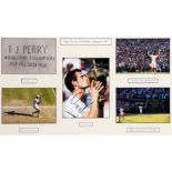 Andy Murray signed 2013 Wimbledon framed photo montage,