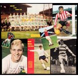 Collection of 1960s signed magazine pictures of footballers,