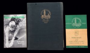 Official report for the 1948 London Olympic Games, 580 pages,