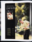 Multi-signed The European Tour Yearbook 2003, signatures including Torrance, McGinley, Howell,