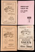 A collection of Middlesbrough programmes, homes comprising v Preston N.E. 15.1.
