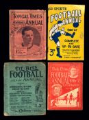 A collection of 77 football annuals 1920s to 1950s,