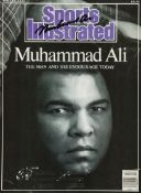 Muhammad Ali signed Sports Illustrated magazine cover, signed in black marker pen,