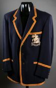 Godfrey Evans MCC blazer from the England cricket tour to South Africa 1956-57,