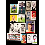 Two albums of football trade cards,