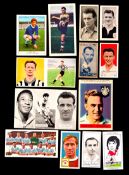 Two albums of football trade cards,