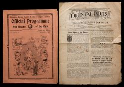 Two pre-war programmes,