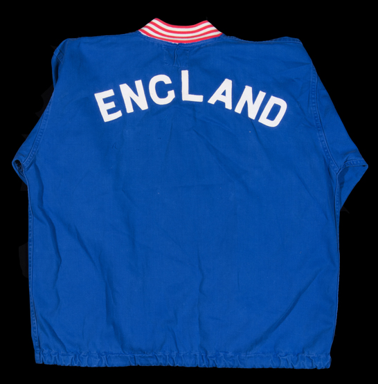 Bobby Moore England 1966 World Cup tracksuit, by Umbro, blue top and bottoms, - Image 2 of 2