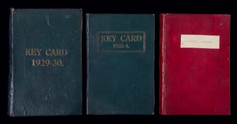 A bound volume of Middlesbrough 'Key Card' programmes season 1913-14, all covers removed,