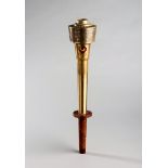 A Seoul 1988 Olympic Games bearer's torch, designed by Lee Woo-Sing, bowl depicting dragons,