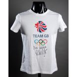 Jessica Ennis signed Team GB Olympic t-shirt,