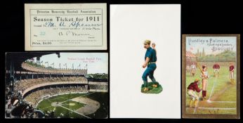Baseball ephemera circa 1905, postcard of the National League Baseball Park,