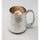 A Football League Cup runners-up tankard 1977-78, electroplated silver,