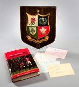 British Lions memorabilia,