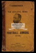The Athletic News Football Annual for 1896, paper wrappers with front cover portrait of Mr Daniel B.