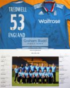 James Tredwell's squad signed/worn England No.
