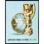1962 World Cup tournament programme,