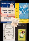 A collection of 62 big match football programmes dating between 1945 and 1959, F.A.