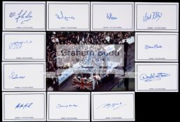 Autographed Rangers FC 1972 European Cup Winners Cup colour photograph, measuring 12” x 8”,