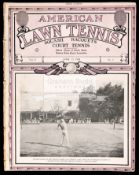 American Lawn Tennis magazine 1908-1909, including squash, racquets and court tennis,