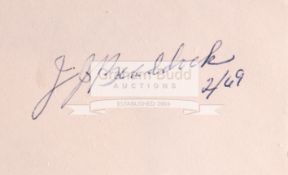 The autograph of James J.